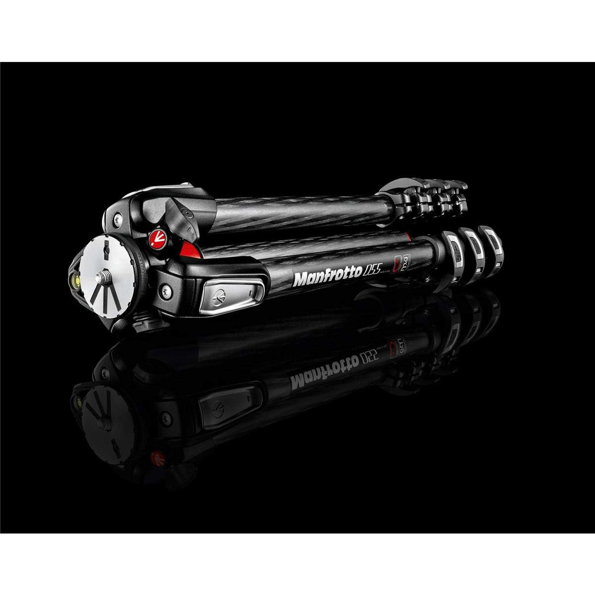 Manfrotto 055 4 Section Carbon Fiber Tripod With Horizontal Column